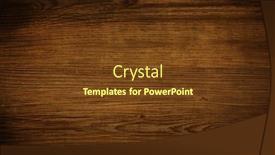  Presentation with texture - Beautiful theme featuring real-natural-wooden-texture-material backdrop and a tawny brown colored foreground