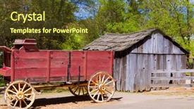  Presentation with california - Presentation with real old western gold rush background and a tawny brown colored foreground