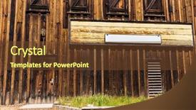  Presentation with western - Amazing presentation theme having real old western gold rush backdrop and a tawny brown colored foreground