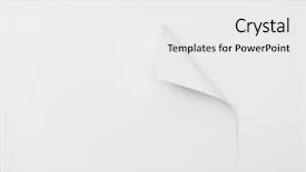  Presentation with fold - Beautiful presentation theme featuring real paper corner fold backdrop and a white colored foreground