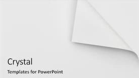  Presentation with fold - Slides enhanced with real paper corner fold background and a white colored foreground