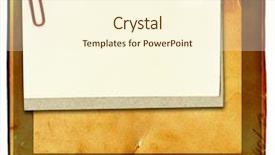  Presentation with cardboard - Amazing theme having real paper on cardboard backdrop and a cream colored foreground