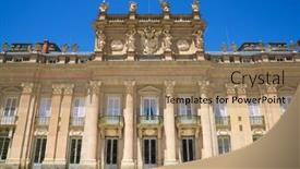  Presentation with spain - Slides enhanced with real-sitio-de-san-ildefonso background and a coral colored foreground