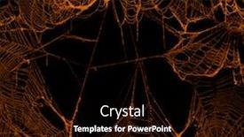  Presentation with spooky - Amazing slide deck having real spooky spider webs hanging backdrop and a black colored foreground