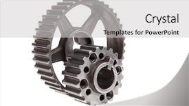  Presentation with stainless steel - PPT layouts consisting of real used stainless steel car background and a light gray colored foreground