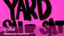  Presentation with yard sale - Cool new theme with real yard sale sign backdrop and a violet colored foreground