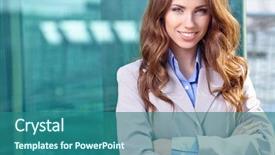  Presentation with real estate - Colorful slide set enhanced with realestate investment - real estate agent woman backdrop and a  colored foreground