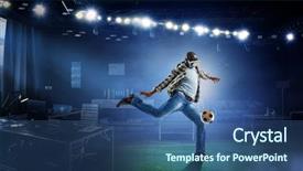  Presentation with mixed reality - Amazing slide set having reality headset on a black backdrop and a ocean colored foreground