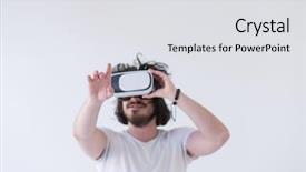  Presentation with experience - Beautiful slides featuring reality isolated on white background backdrop and a light gray colored foreground