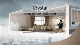  Presentation with mixed realit - Presentation having realization - realize your design dreams mixed background and a light gray colored foreground