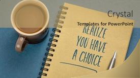  Presentation with personal development - Slides featuring realize-you-have-a-choice background and a yellow colored foreground