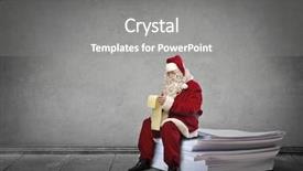  Presentation with bullet list - Presentation having really long list background and a gray colored foreground