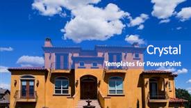  Presentation with house - Beautiful PPT layouts featuring oil barrel on business magazine isolated on white background backdrop and a lemonade colored foreground