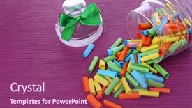  Presentation with dreams - Slide deck enhanced with  background and a  colored foreground