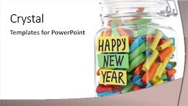  Presentation with dreams - PPT theme having  background and a  colored foreground