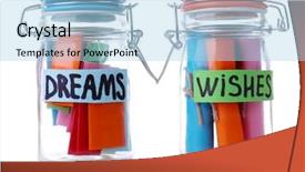  Presentation with dreams - Presentation theme featuring schedule agenda planner reminder concept background and a violet colored foreground