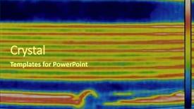  Presentation with windshield - Presentation theme consisting of rear car windshield infrared thermal background and a tawny brown colored foreground