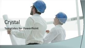  Presentation with rear view mirror - Amazing slides having rear view architect and builder backdrop and a  colored foreground