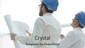  Presentation with rear view mirror - Beautiful slides featuring rear view architect and builder backdrop and a  colored foreground