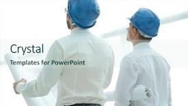  Presentation with rear view mirror - Audience pleasing slide deck consisting of rear view architect and builder backdrop and a  colored foreground