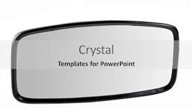  Presentation with rear view mirror - Colorful PPT theme enhanced with rear-view-mirror-bus backdrop and a light gray colored foreground