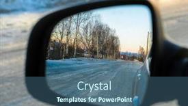  Presentation with rear view mirror - Cool new theme with rear-view-mirror-view backdrop and a ocean colored foreground