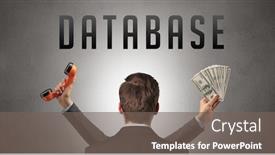  Presentation with cyber security - Amazing presentation theme having rear-view-of-a-businessman backdrop and a gray colored foreground