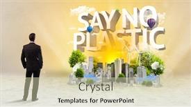  Presentation with environmental - PPT layouts consisting of rear-view-of-a-businessman background and a soft green colored foreground