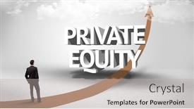  Presentation with equity - PPT layouts featuring rear-view-of-a-businessman background and a light gray colored foreground