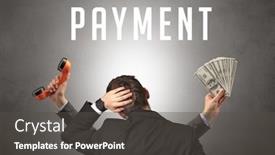  Presentation with cyber security - Slide set with rear-view-of-a-businessman background and a dark gray colored foreground