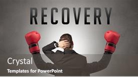  Presentation with cyber security - Presentation theme consisting of rear-view-of-a-businessman background and a dark gray colored foreground