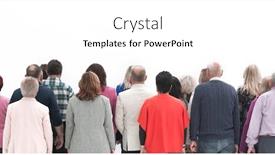  Presentation with elderly - Amazing slide set having rear-view-of-a-casual backdrop and a white colored foreground