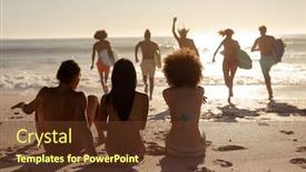  Presentation with ethnic group - Beautiful presentation featuring rear-view-of-a-multi backdrop and a tawny brown colored foreground