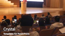  Presentation with african american in technology - Colorful slide set enhanced with rear view of african-american backdrop and a tawny brown colored foreground
