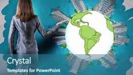  Presentation with travel - Cool new slides with group of discount coupon backdrop and a soft green colored foreground.