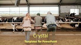  Presentation with father - Slides featuring rear-view-of-family background and a tawny brown colored foreground