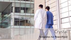  Presentation with modern building - Amazing PPT layouts having rear-view-of-male-medical backdrop and a lemonade colored foreground