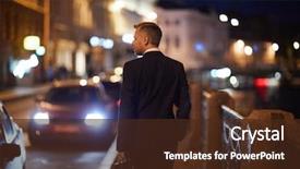  Presentation with modern elegant - Cool new PPT layouts with rear view of modern elegant backdrop and a tawny brown colored foreground