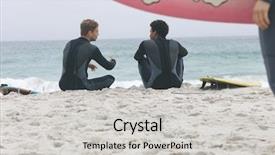  Presentation with rear view of bodyguard - Audience pleasing slide set consisting of rear view of multi ethnic backdrop and a light gray colored foreground