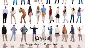  Presentation with rear view mirror - Theme with rear view people set backside background and a  colored foreground