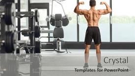  Presentation with flexing - Slide deck consisting of rear-view-shot background and a light gray colored foreground