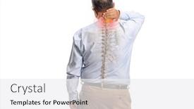  Presentation with shot - Presentation theme featuring rear-view-shot and a white colored foreground