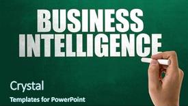  Presentation with business intelligence - Beautiful theme featuring  backdrop and a  colored foreground