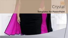  Presentation with awards - PPT layouts having rebel-wilson-at-the-2015 background and a  colored foreground