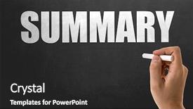  Presentation with summary - Theme having recap - summary background and a dark gray colored foreground