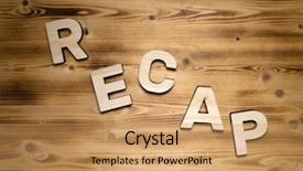  Presentation with word of god - Colorful presentation enhanced with recap word made of wooden backdrop and a coral colored foreground