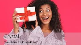  Presentation with african people boxing - Slides consisting of receiver - portrait of a happy young background and a soft green colored foreground