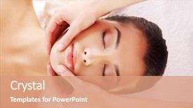  Presentation with spa - Amazing presentation design having history - chateau de chantilly chantilly backdrop and a light blue colored foreground