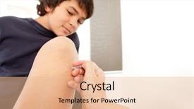  Presentation with acupuncture - Theme featuring receiving japanese shonishin acupuncture treatment background and a lemonade colored foreground