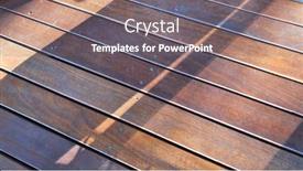  Presentation with australian - Presentation theme enhanced with recently-oiled-australian-spotted-gum background and a gray colored foreground